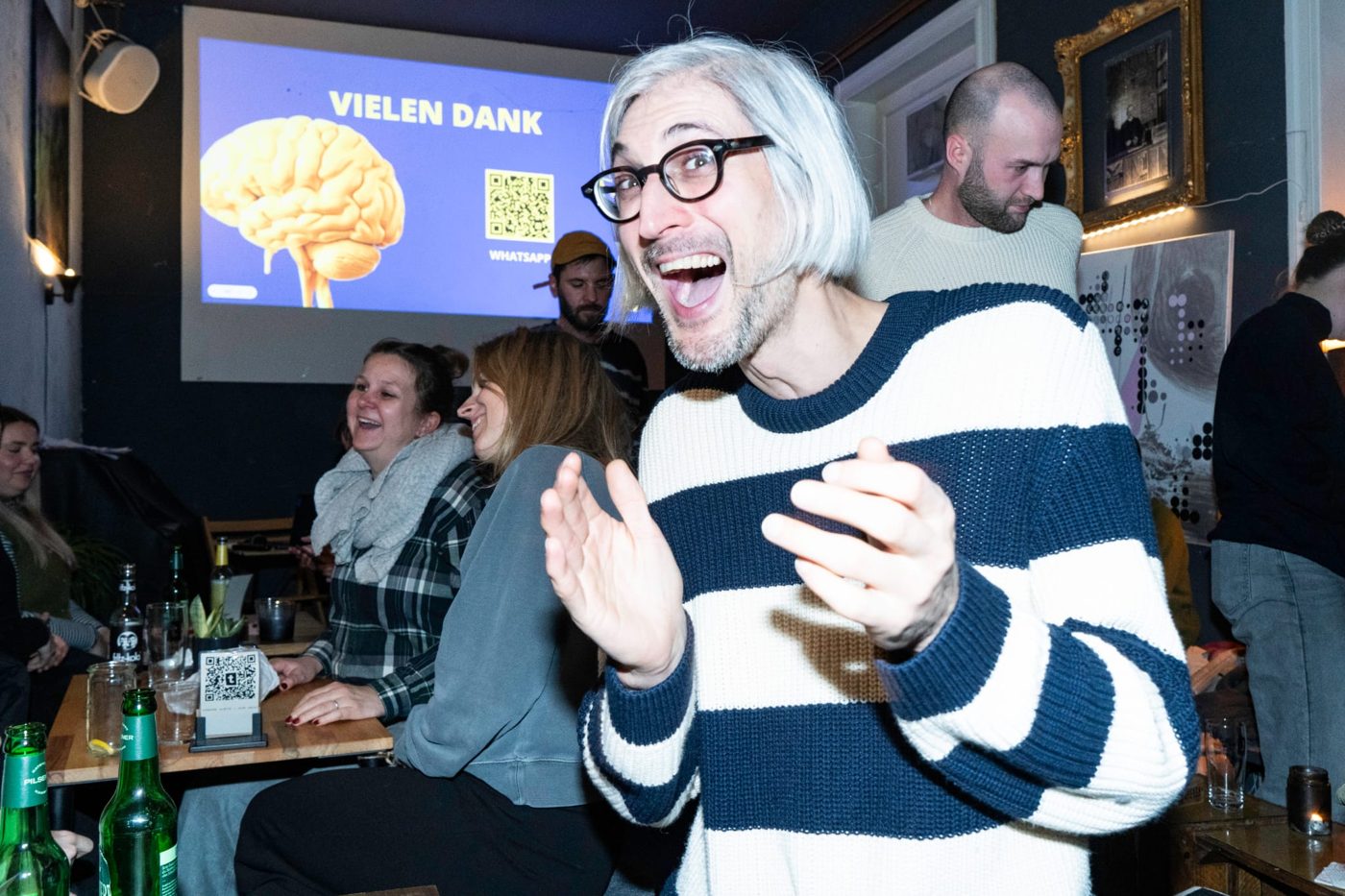 Quizmaster Jan in Aktion